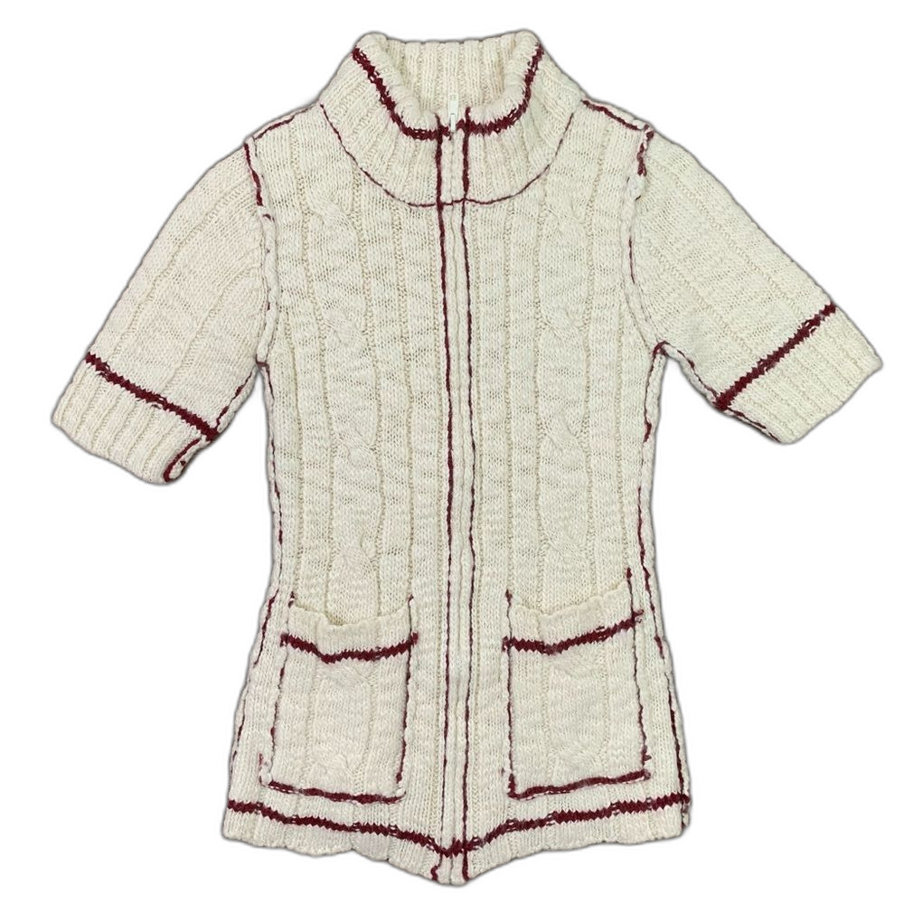BKE Short Sleeve Wool Sweater Size Small - Picture 2 of 7